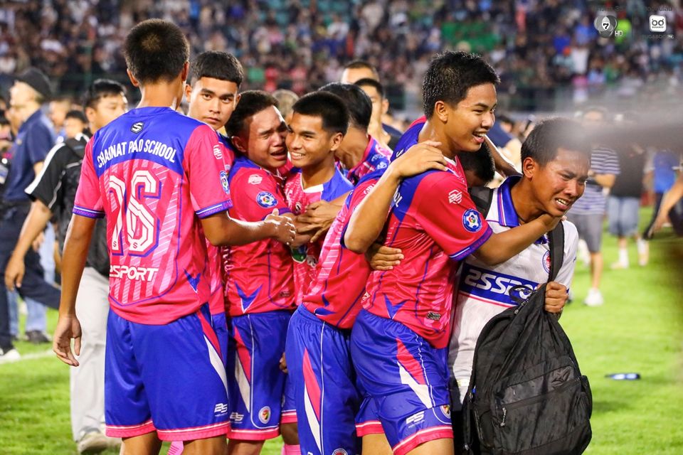 ประมวลภาพ ฟุตบอล แชมป์กีฬา 7HD 2025 : หมอนทองวิทยา 1-2 องค์การบริหารส่วนจังหวัดชัยนาท